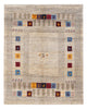 Gabbeh Teppich - Perser - 196 x 155 cm - mehrfarbig