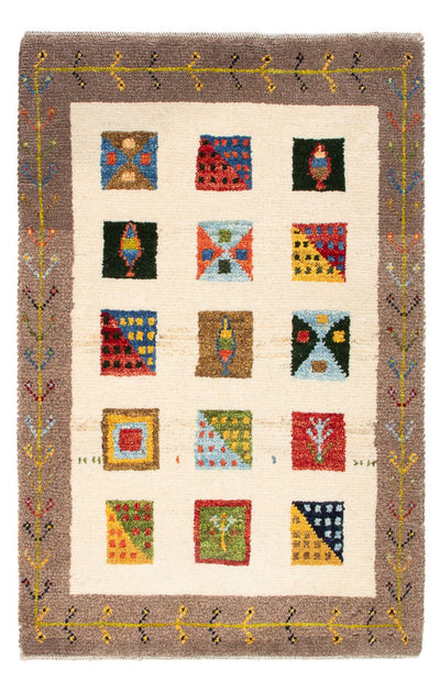 Gabbeh Persisch Teppich 60x87cm - Perserteppich Wollteppich