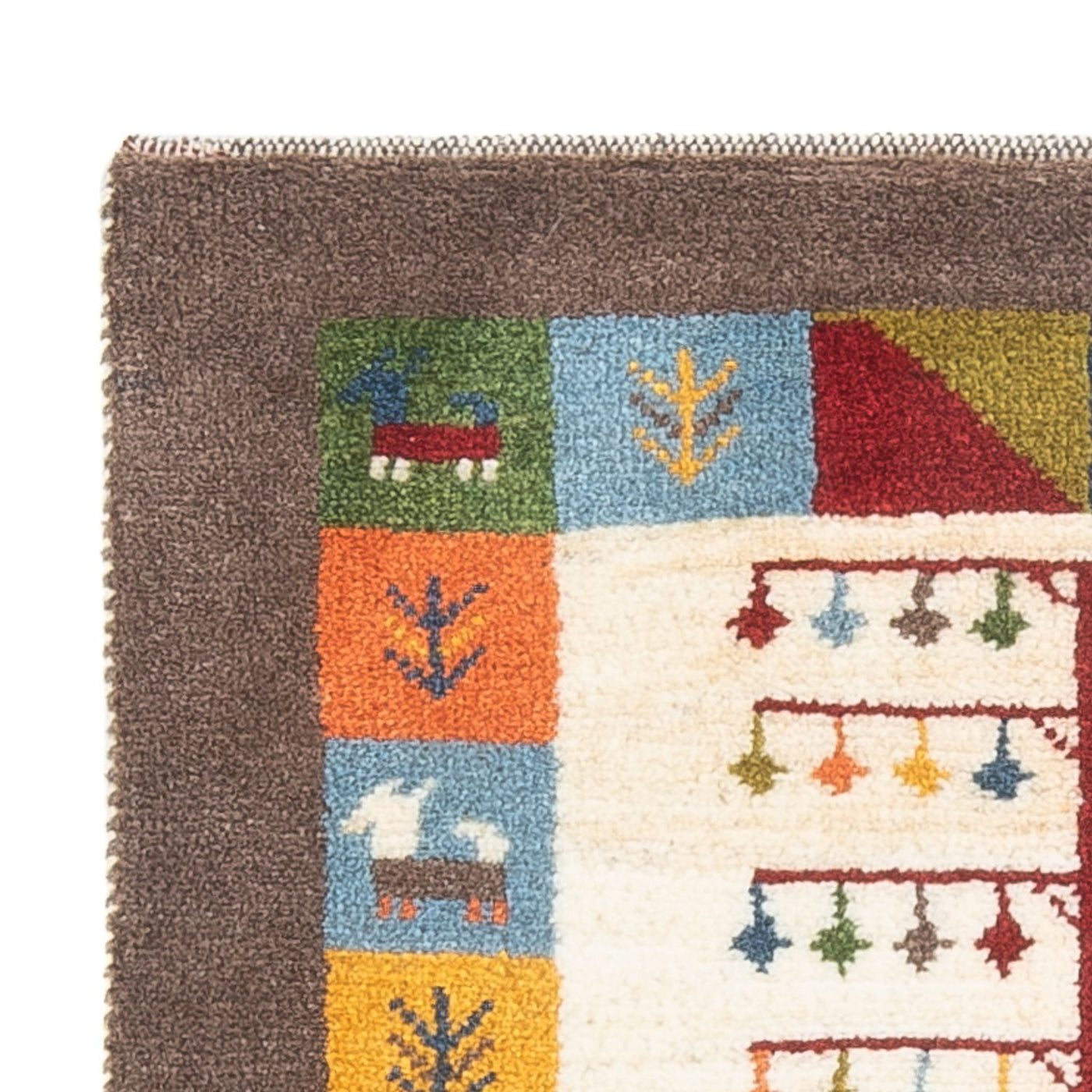 Gabbeh Persisch Teppich  - Perserteppich Wollteppich