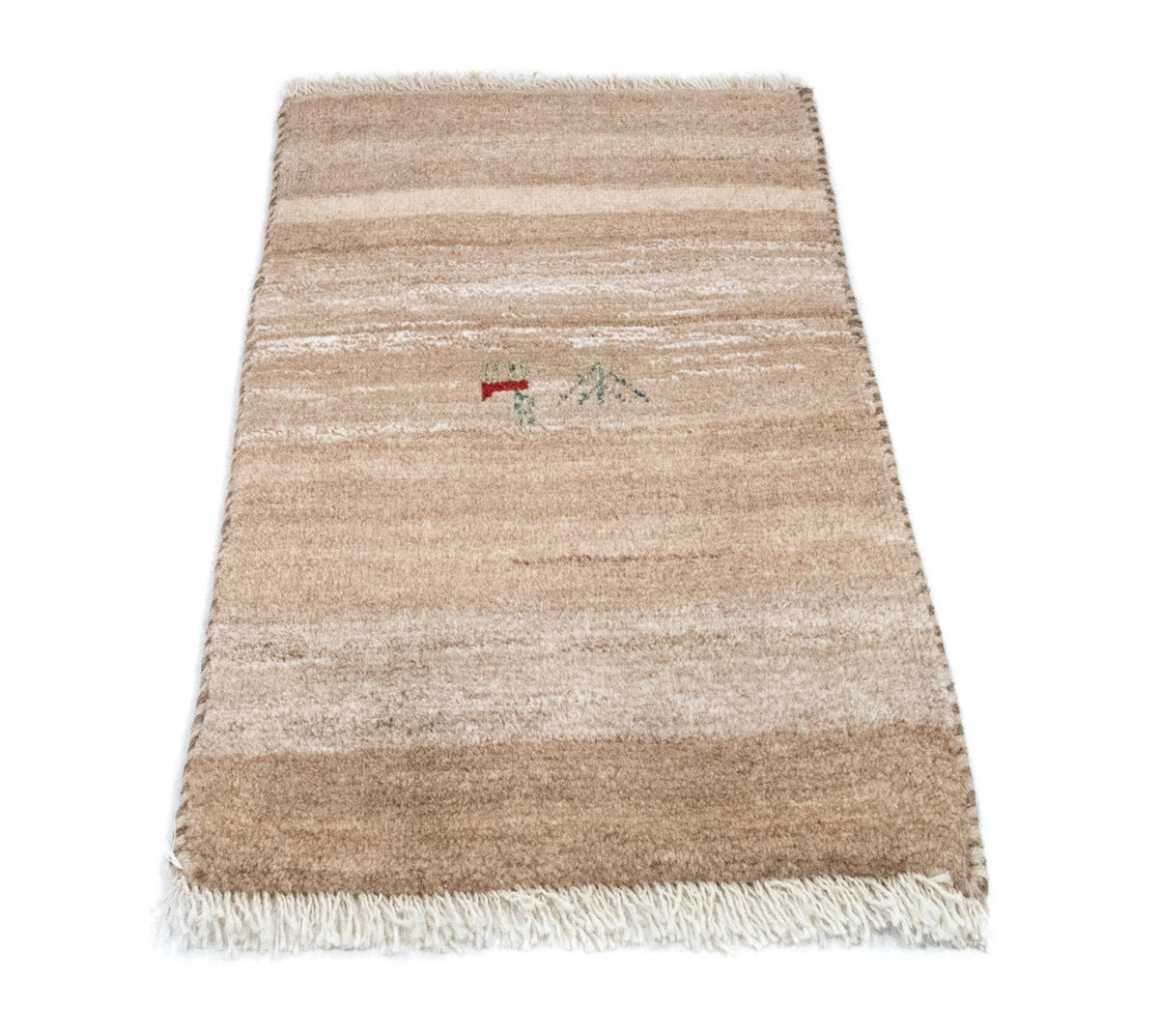 Gabbeh Teppich - Perser 60 x 40 cm - beige