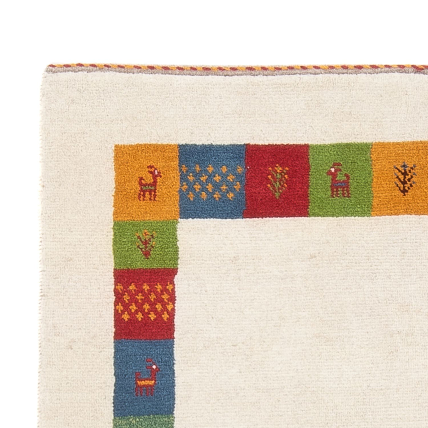 Gabbeh Persisch Teppich 182x119cm - Perserteppich Wollteppich