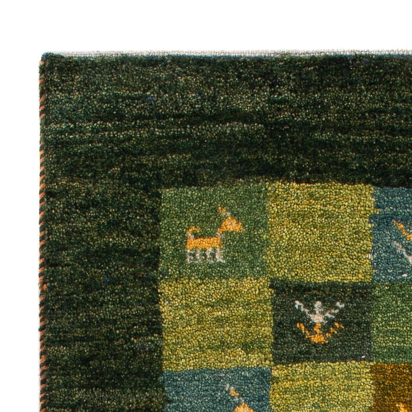 Gabbeh Persisch Teppich 87x61cm - Perserteppich Wollteppich