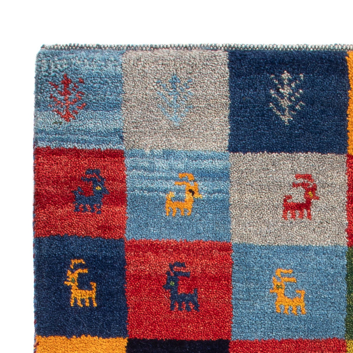 Gabbeh Teppich - Perser - 63 x 90 cm - mehrfarbig