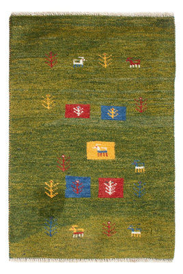 Gabbeh Teppich - Perser - 85 x 55 cm - mehrfarbig