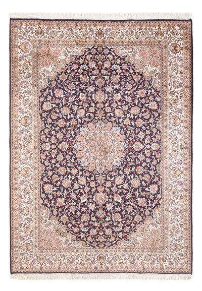 Kaschmir Seide Teppich 123x187cm - Orientteppich - beige