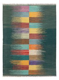 Kelim Teppich - Trendy - 201 x 143 cm - mehrfarbig