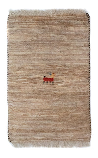 Gabbeh Teppich - Perser 60 x 40 cm - beige