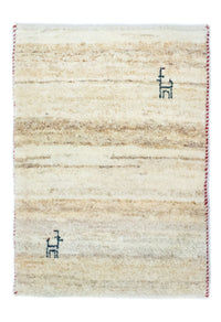 Gabbeh Teppich - Perser 60 x 40 cm - beige
