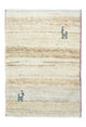 Gabbeh Teppich - Perser 60 x 40 cm - beige