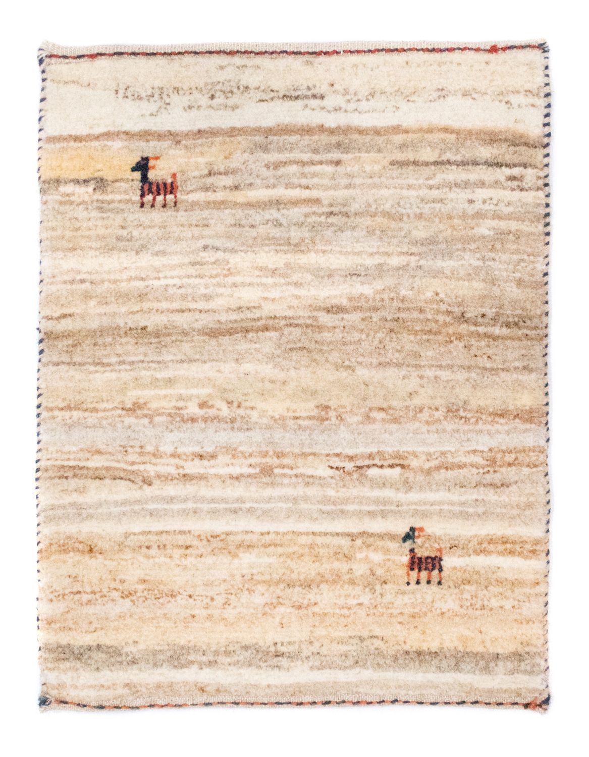 Gabbeh Teppich - Perser 60 x 40 cm - beige