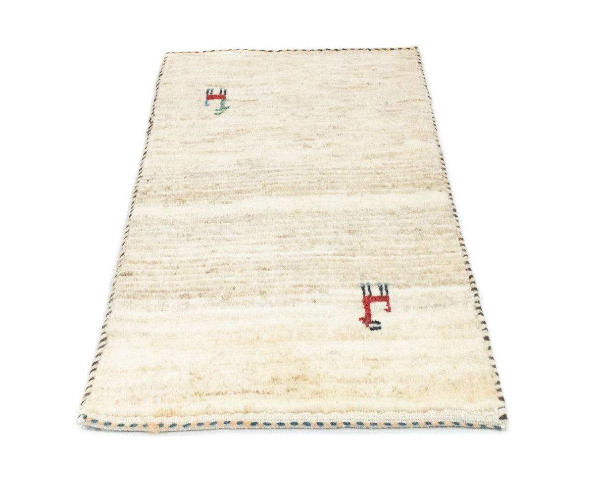 Gabbeh Teppich - Perser 60 x 40 cm - beige