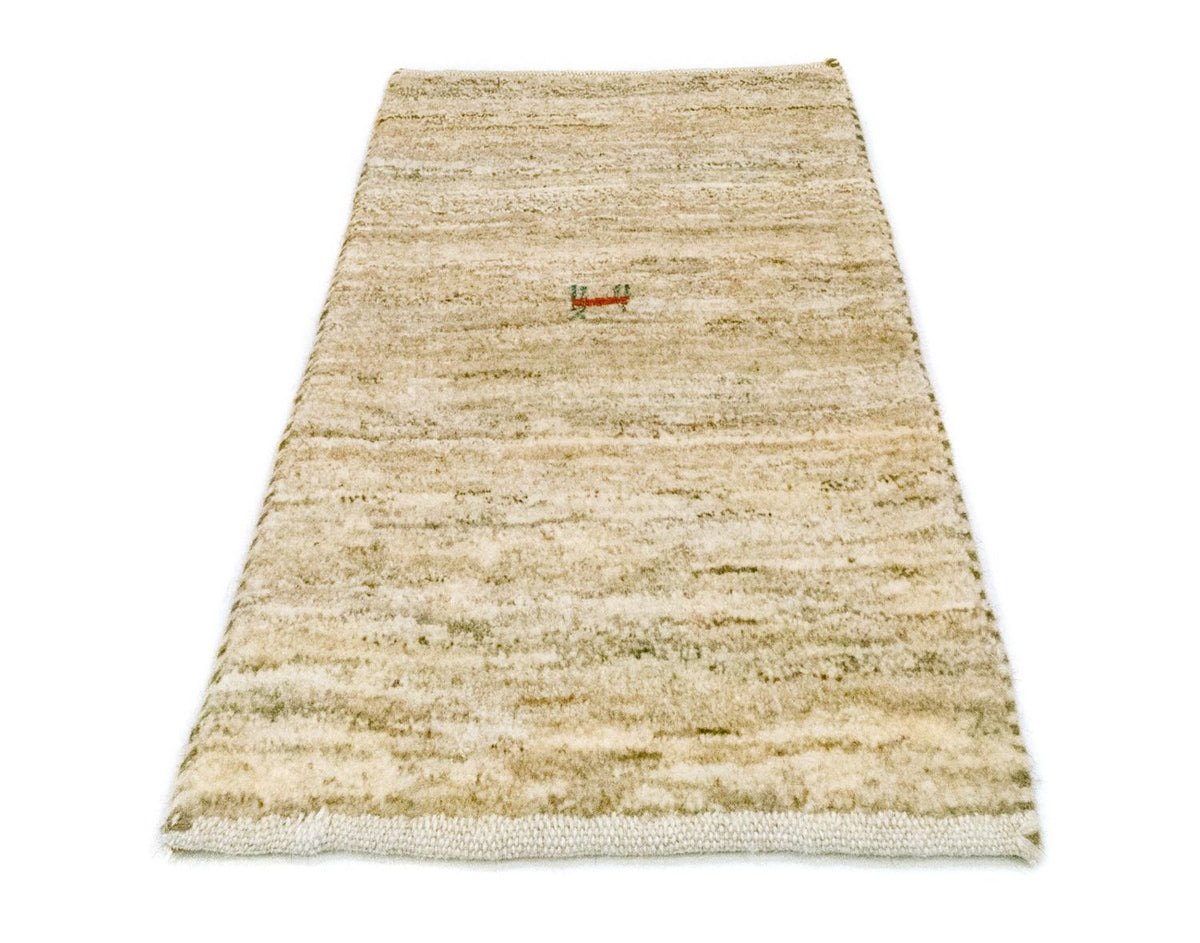 Gabbeh Teppich - Perser 60 x 40 cm - beige