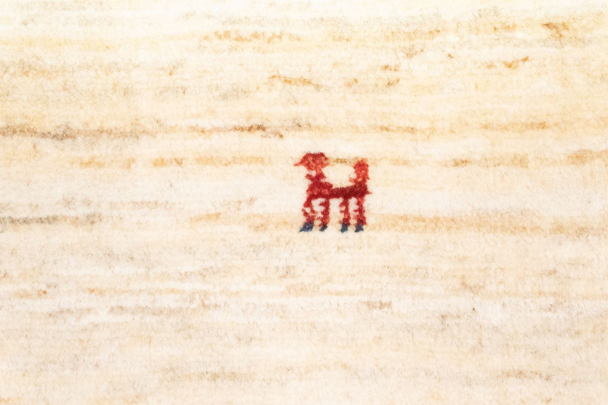 Gabbeh Teppich - Perser 60 x 40 cm - beige