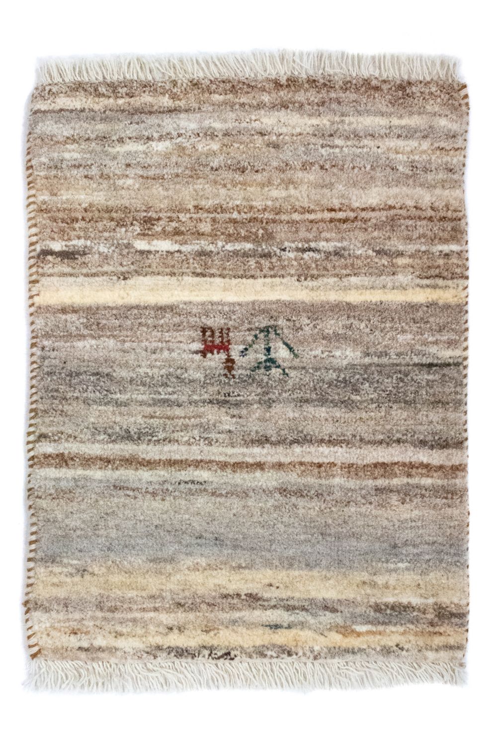 Gabbeh Teppich - Perser 60 x 40 cm - beige