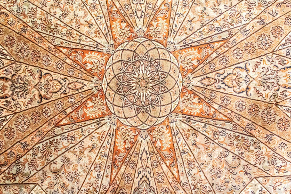 Seidenteppich - Kaschmir Seide 279 x 185 cm Wohnzimmer Teppich