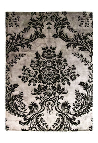 Designer Teppich 241 x 172 cm - schwarz