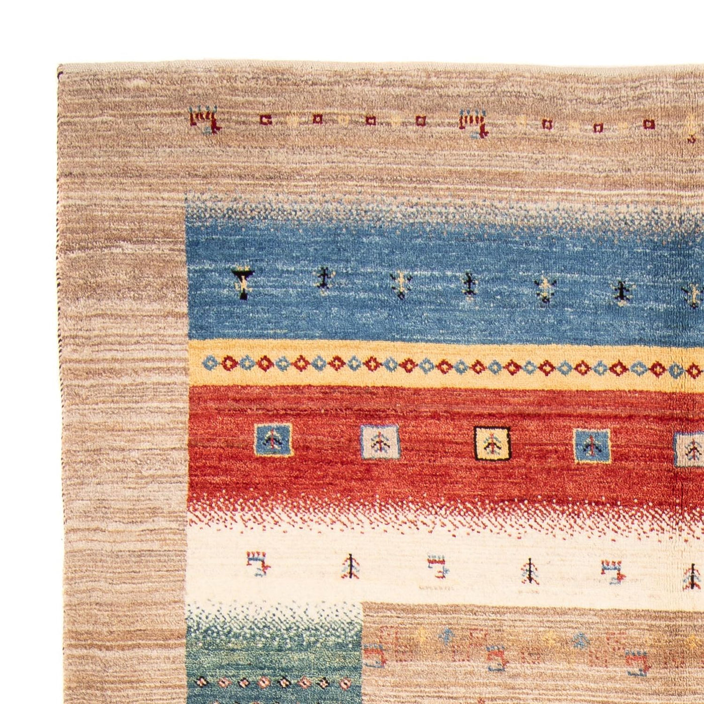 Loribaft Teppich Perser 245x157cm - Perserteppich Wollteppich
