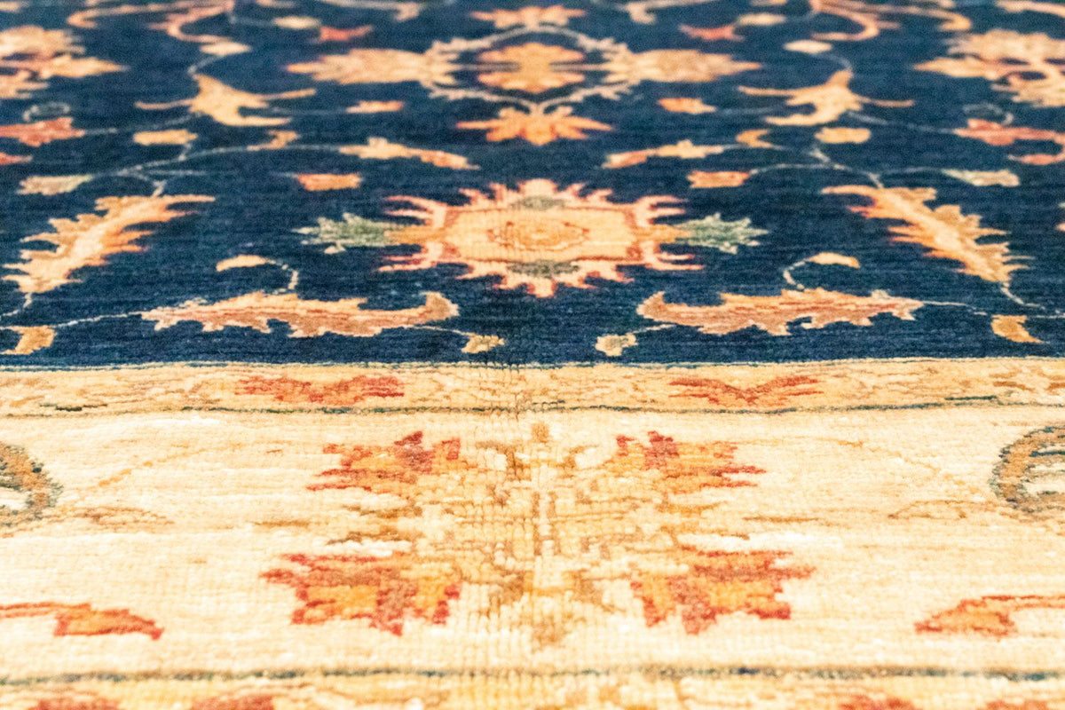 Ziegler Teppich 253 x 178 cm - blau