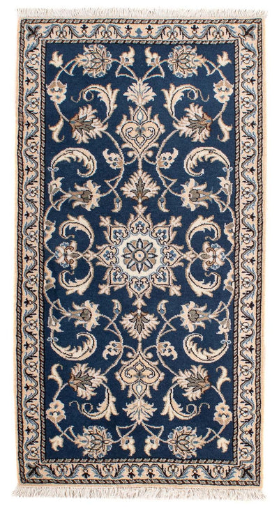 Nain - 12La Teppich 70x140cm - Perserteppich - dunkelblau