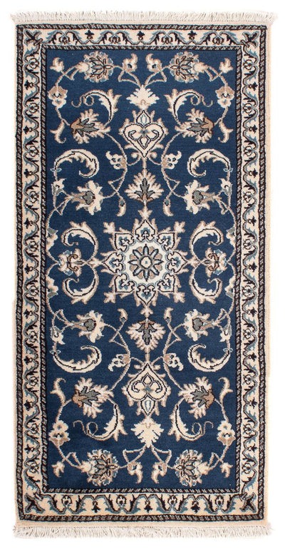 Nain - 12La Teppich 68x139cm - Perserteppich - dunkelblau