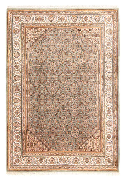 Indo Bidjar Teppich 168x237cm - Orientteppich - hellgrau