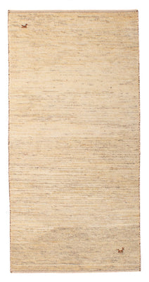 Gabbeh Teppich - Loribaft Perser 140 x 70 cm - beige