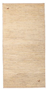 Gabbeh Teppich - Loribaft Perser 140 x 70 cm - beige