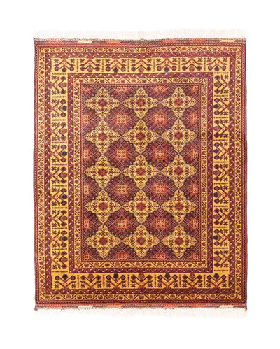 Afghan Teppich 152x190cm - Orientteppich