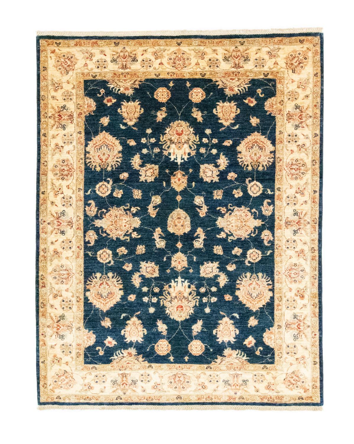 Ziegler Teppich 198 x 150 cm - blau