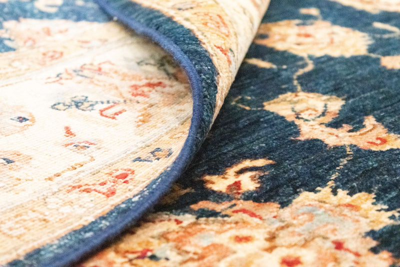 Ziegler Teppich 198 x 150 cm - blau