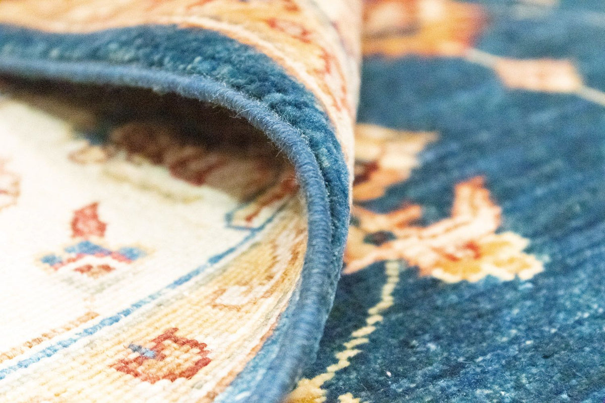 Ziegler Teppich 209 x 152 cm - blau