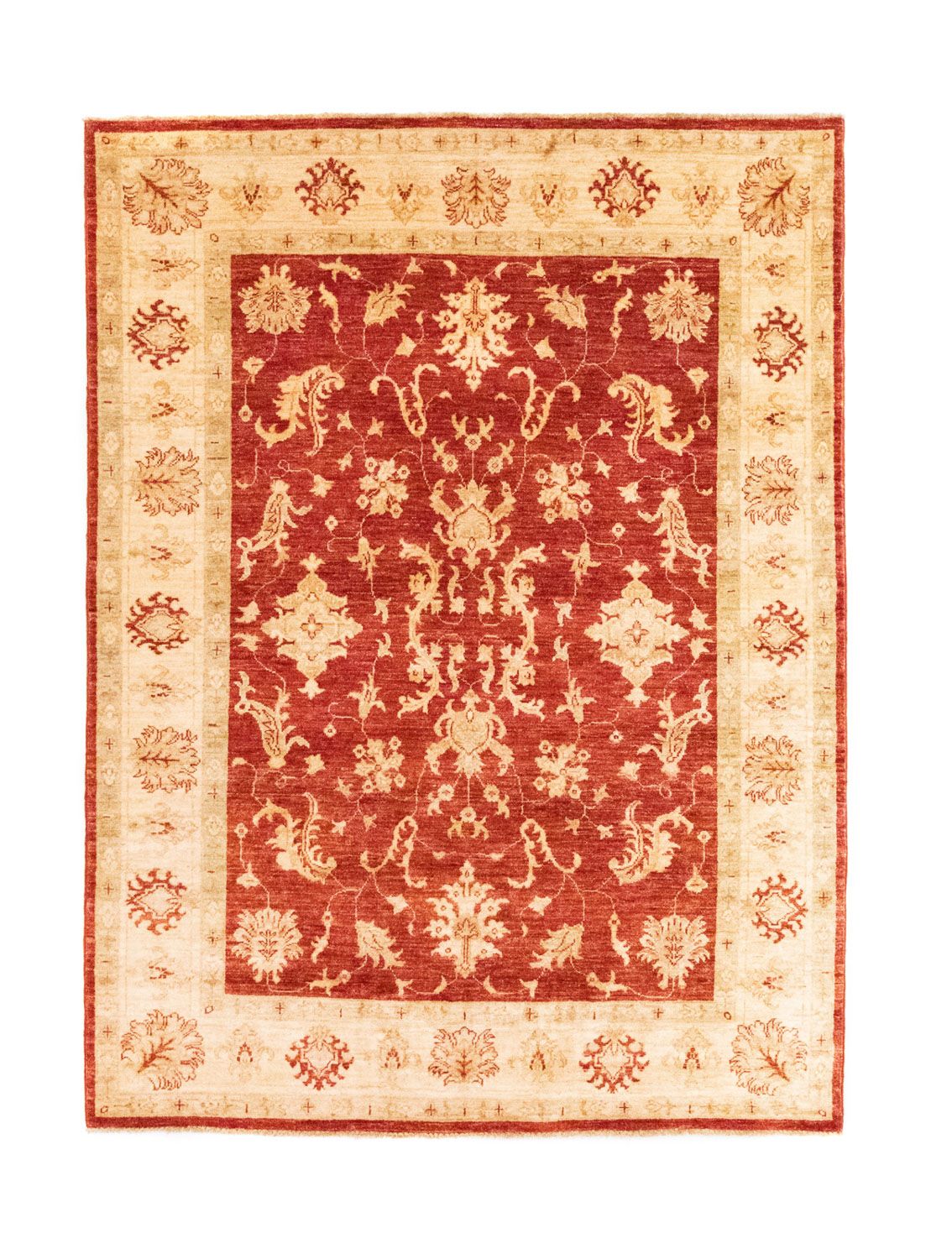 Ziegler Teppich 199 x 150 cm - rot