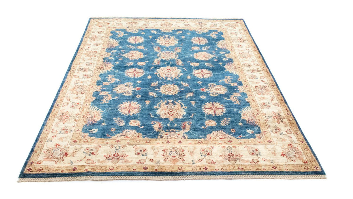 Ziegler Teppich 204 x 152 cm - blau