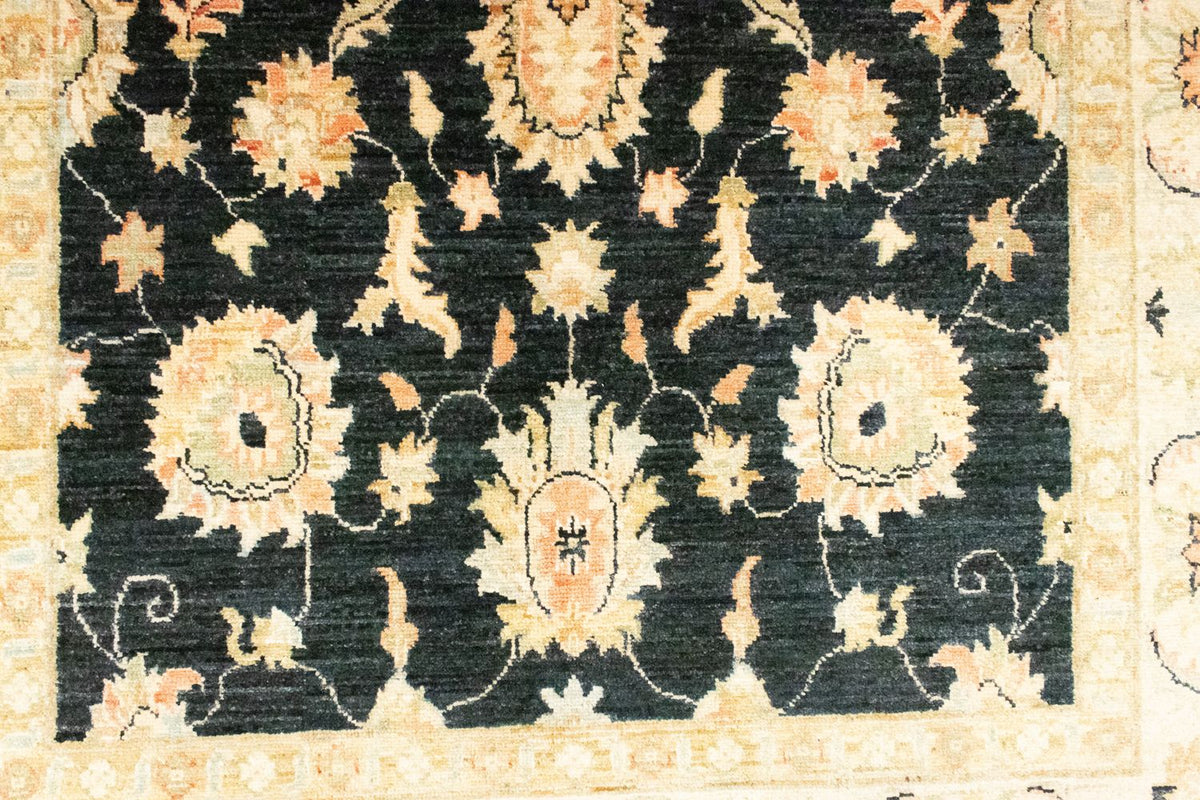 Ziegler Teppich 213 x 127 cm - schwarz