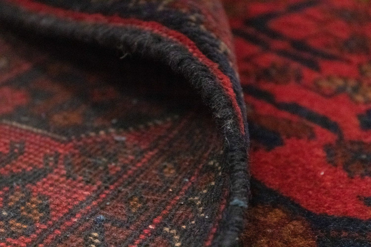 Afghan Teppich - Kunduz 197 x 126 cm - rot