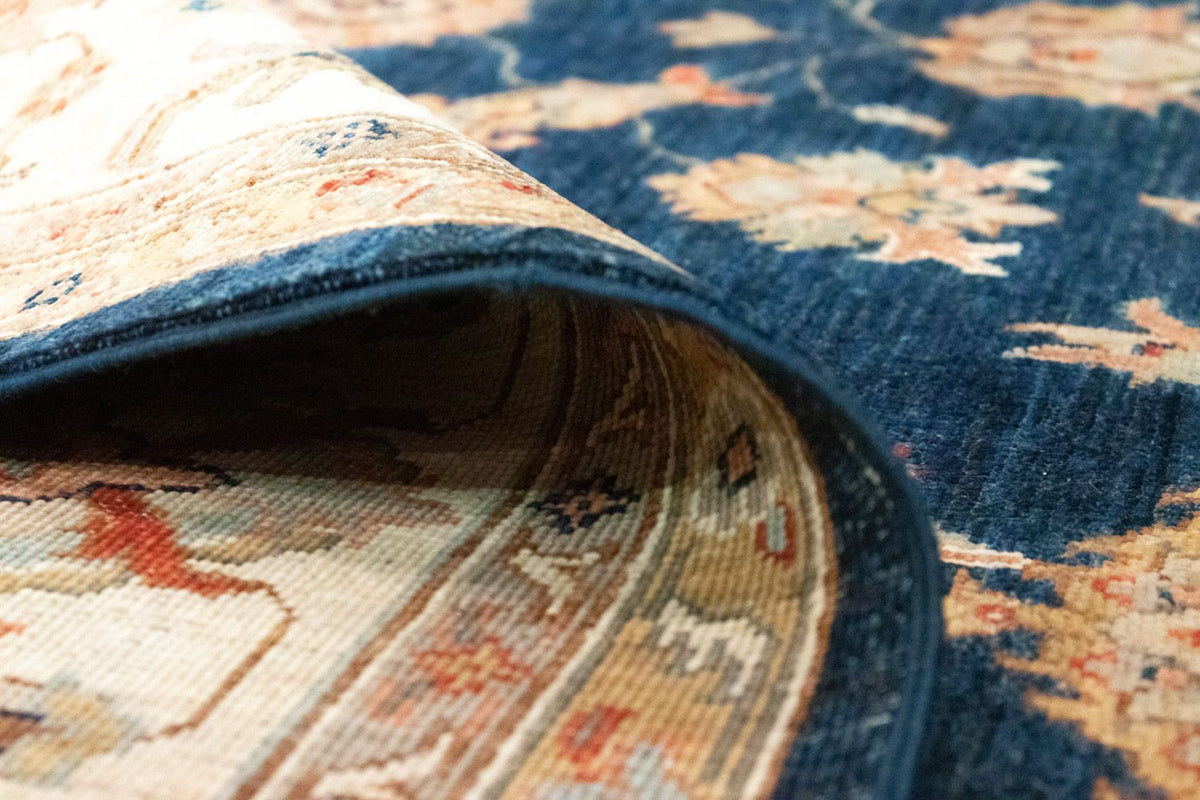 Ziegler Teppich 352 x 247 cm - blau