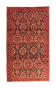 Belutsch Teppich 195 x 110 cm - rot