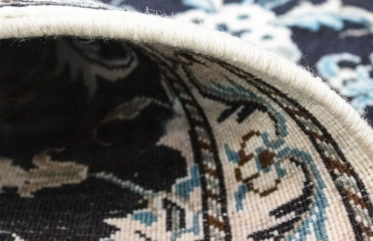 Perserteppich - Nain 131 x 90 cm - blau