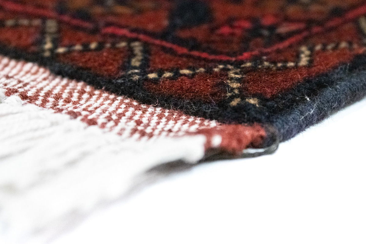 Afghan Teppich - Kunduz 149 x 103 cm - rot