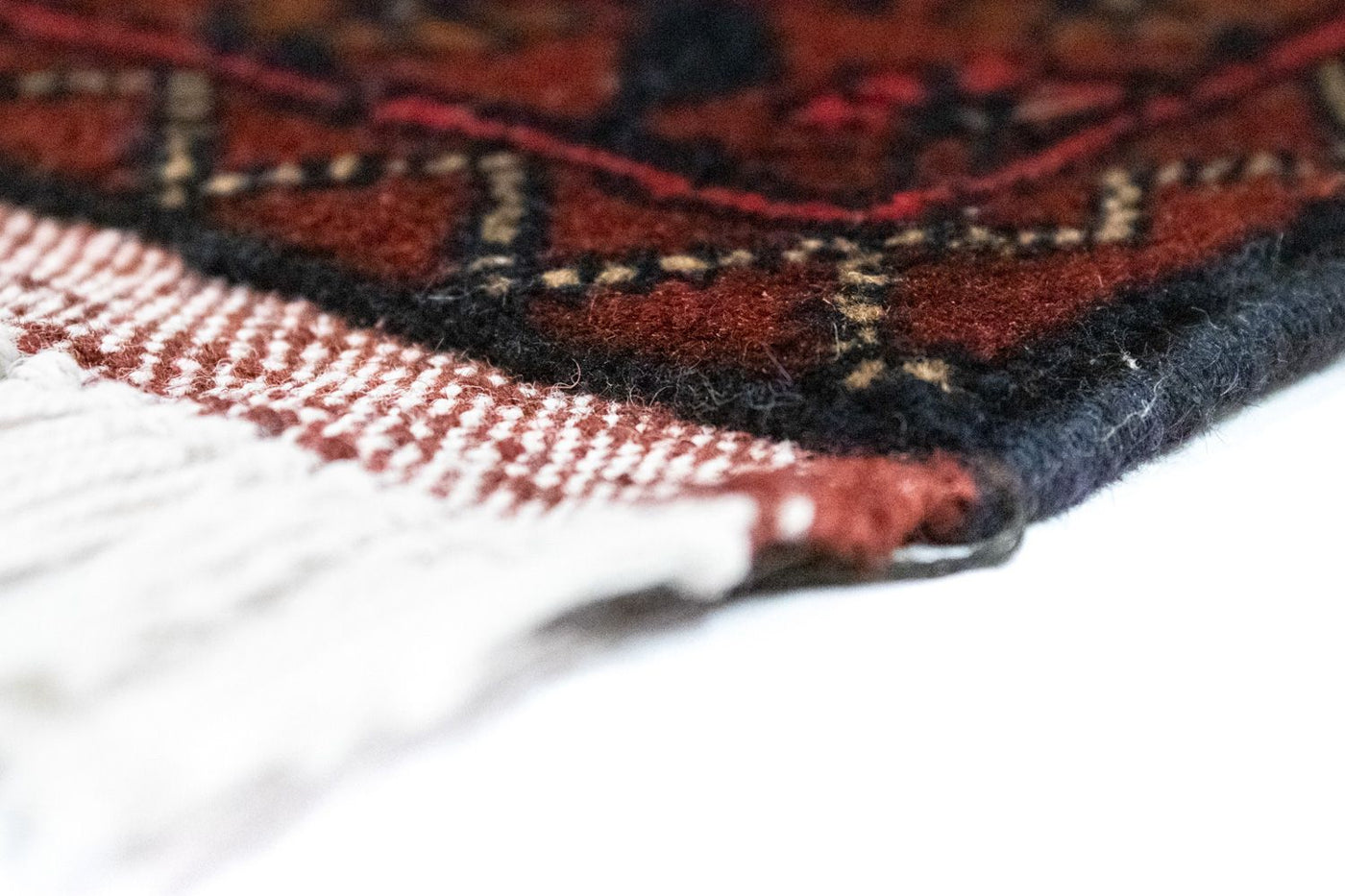 Afghan Teppich - Kunduz 149 x 103 cm - rot