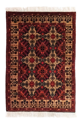 Afghan Teppich 144 x 98 cm - gelb