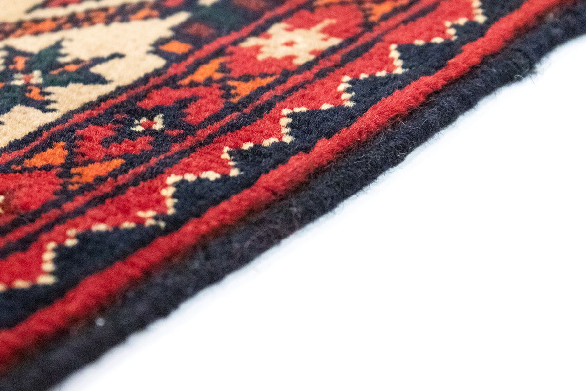 Afghan Teppich 144 x 98 cm - gelb