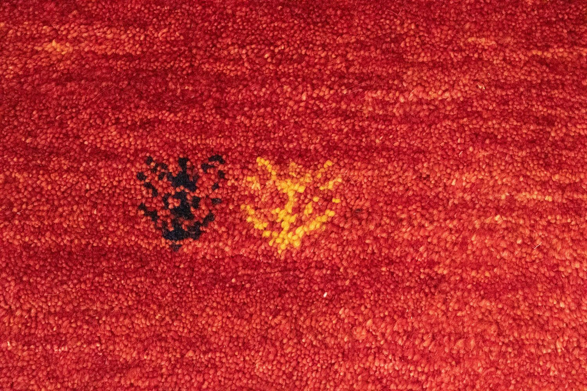 Gabbeh Teppich - Perser 140 x 100 cm - rot