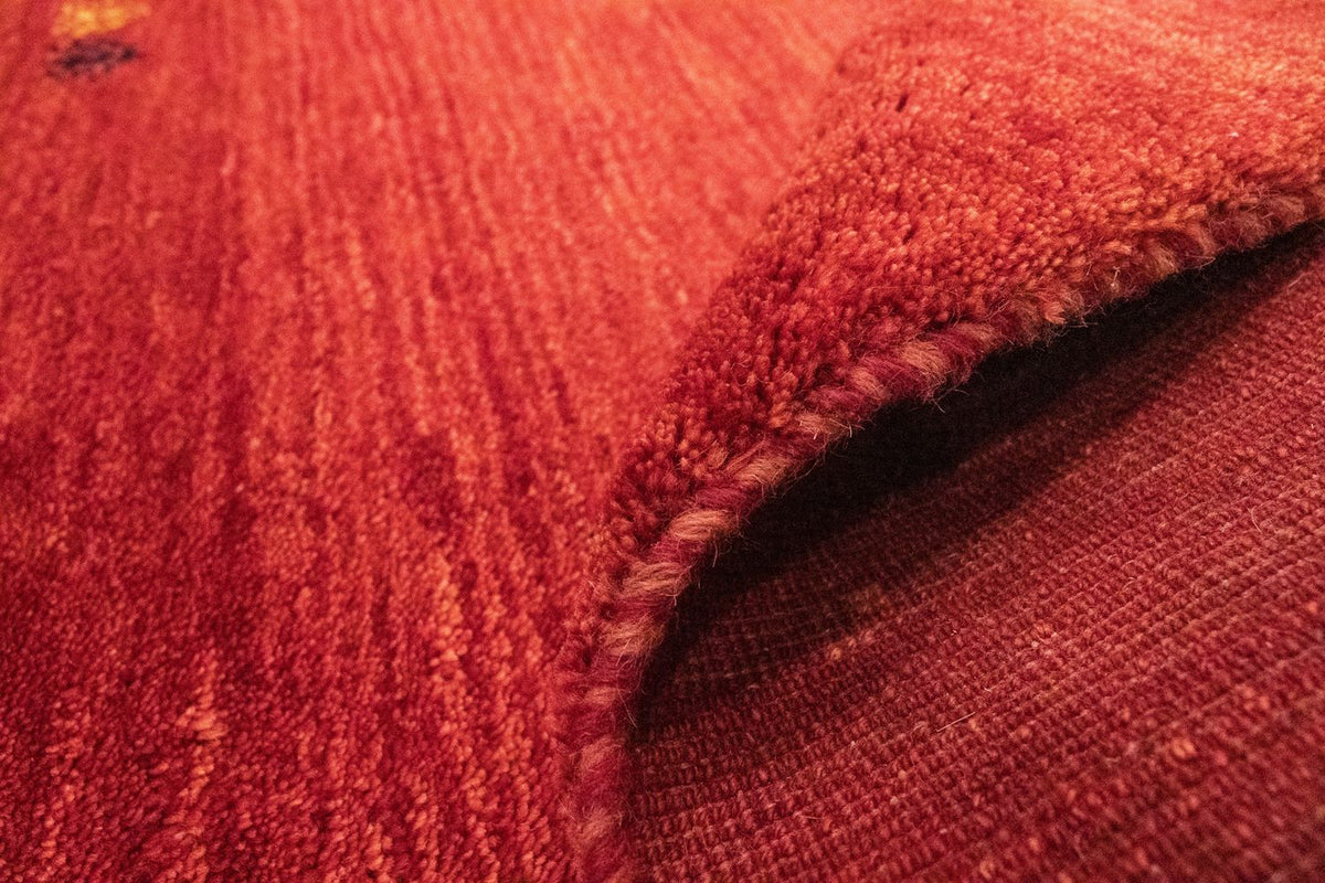Gabbeh Teppich - Perser 140 x 100 cm - rot