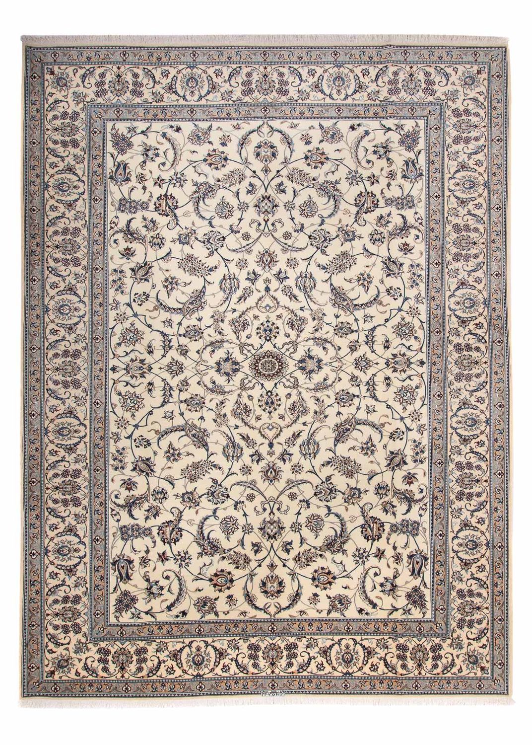 Perserteppich - Nain - Premium 337 x 251 cm Wohnzimmer Teppich