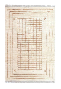 Gabbeh Teppich - Perser 145 x 100 cm - beige