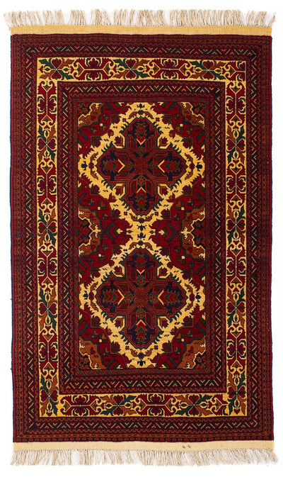 Afghan Teppich 93x145cm - Orientteppich