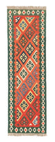 Kelim Teppich - Splash 202 x 61 cm - rot