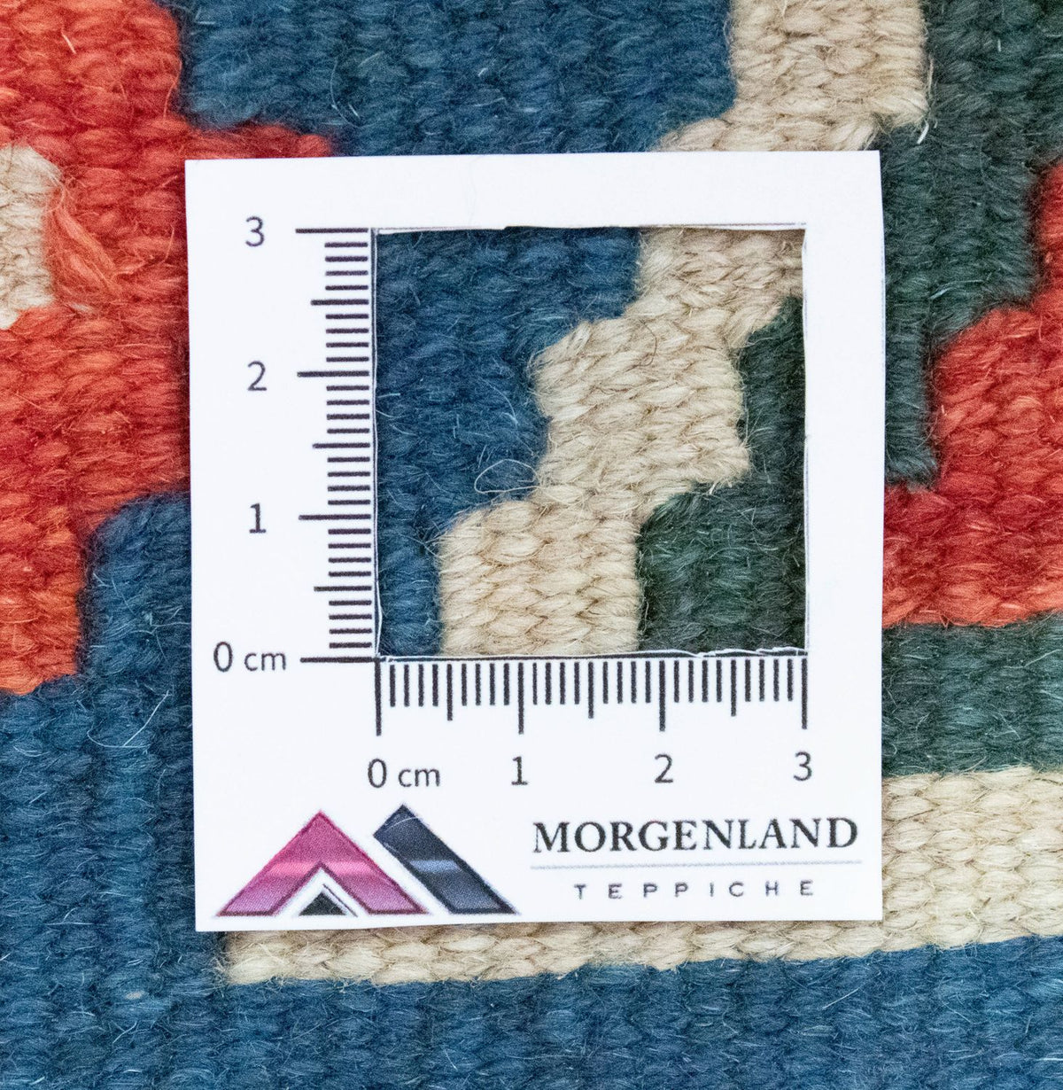 Kelim Teppich - Splash 194 x 64 cm - rot