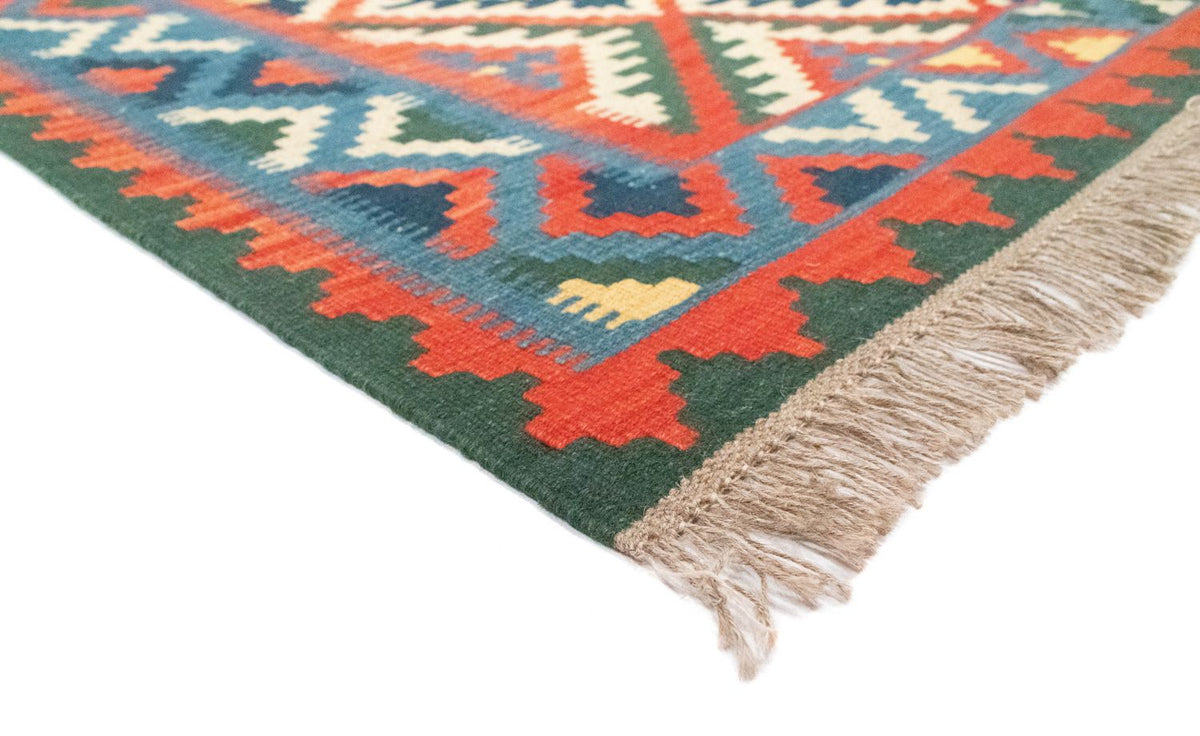 Kelim Teppich - Splash 196 x 150 cm - rot